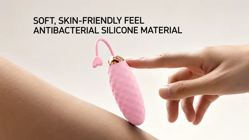 Soft skin-friendly silicone — close-up of the smooth touch